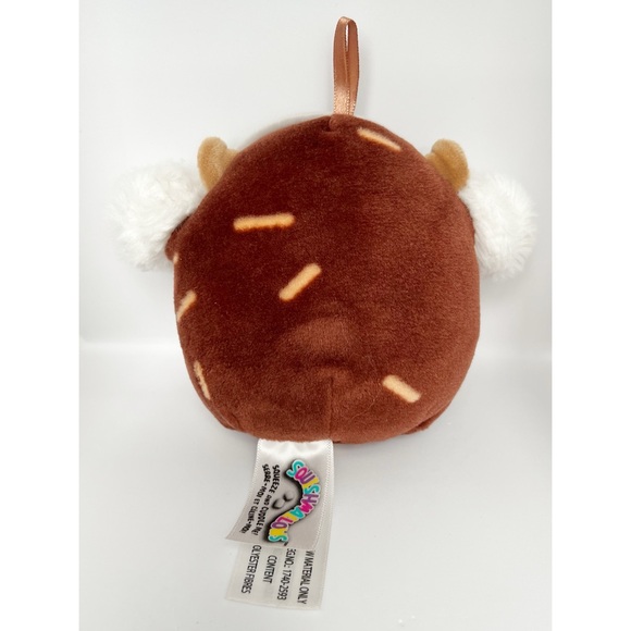 Squishmallow Hans the Hedgehog Christmas ornament like new - Picture 3 of 3